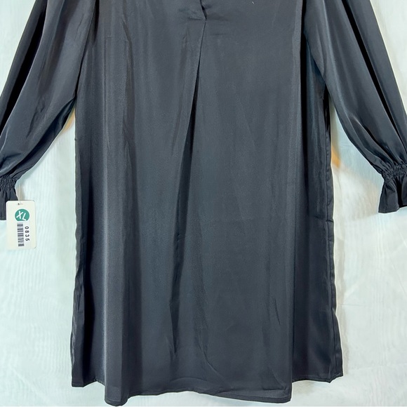 NWT Womens Black Long Sleeve Rayon tunic Dress / XL - Picture 5 of 9